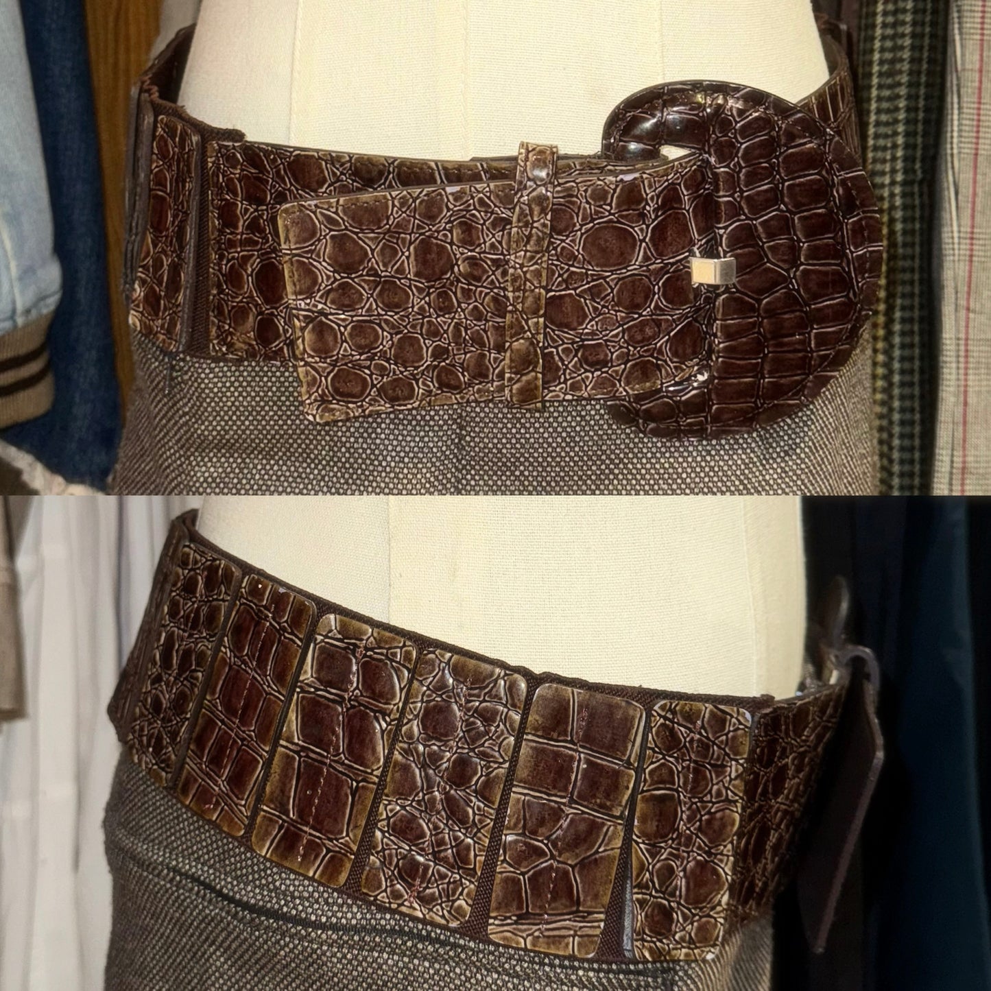 Vintage chunky belt