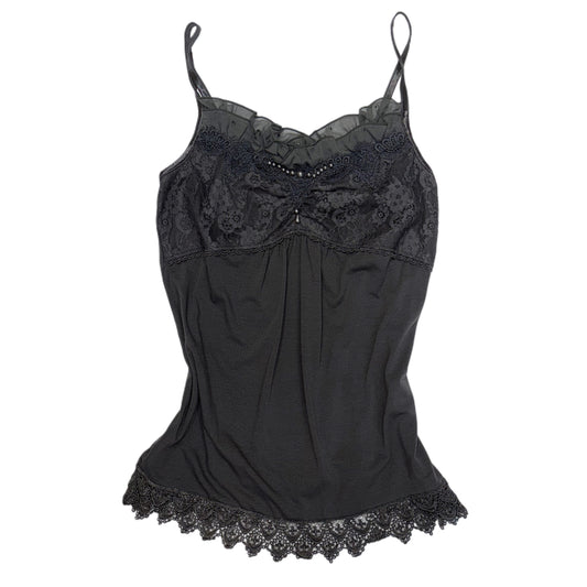 Axes Grey lace pearl cami