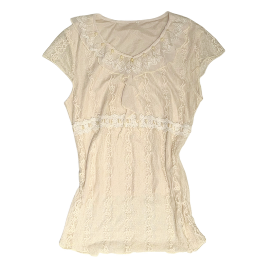 Ivory lace top