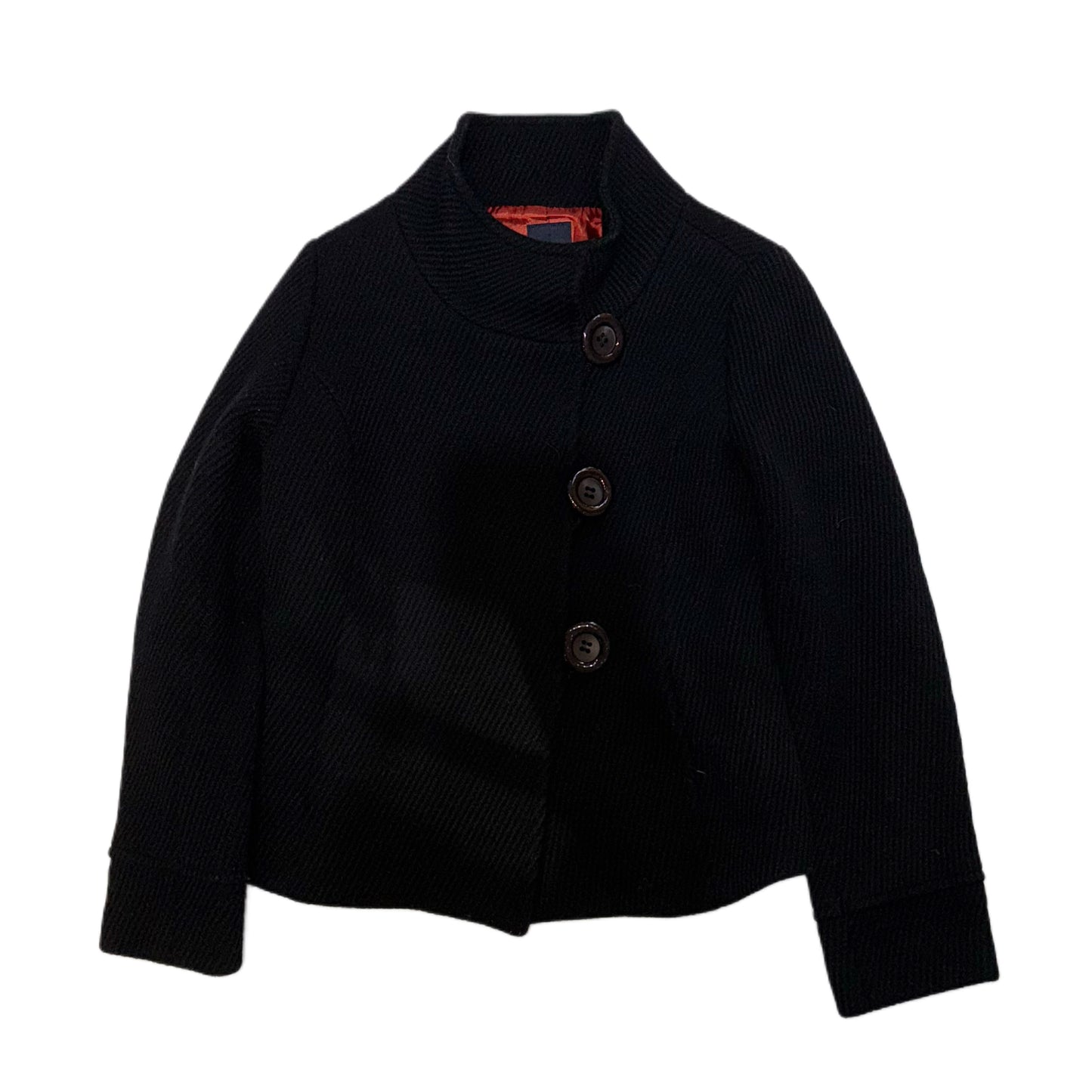Black button coat
