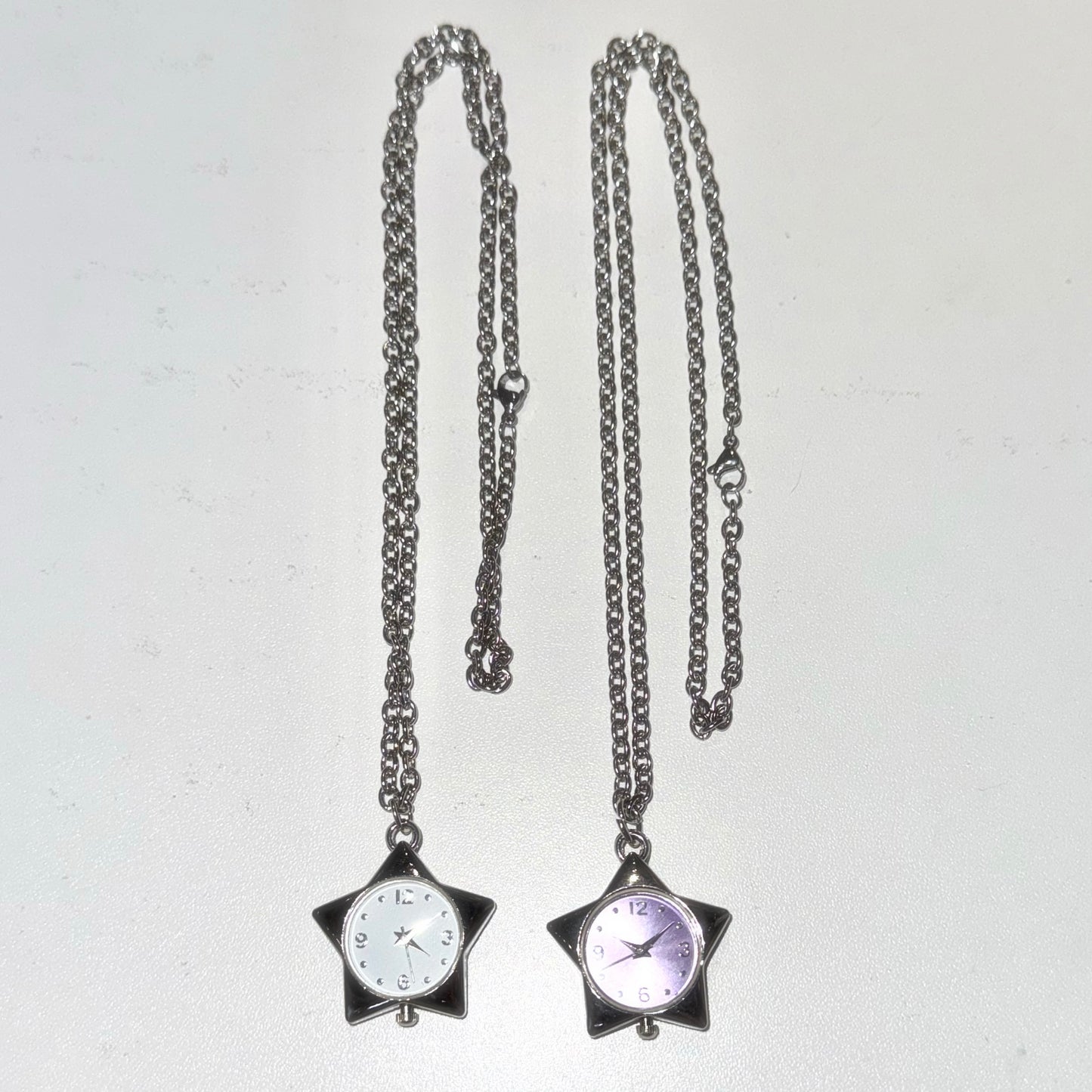 Star watch long necklace