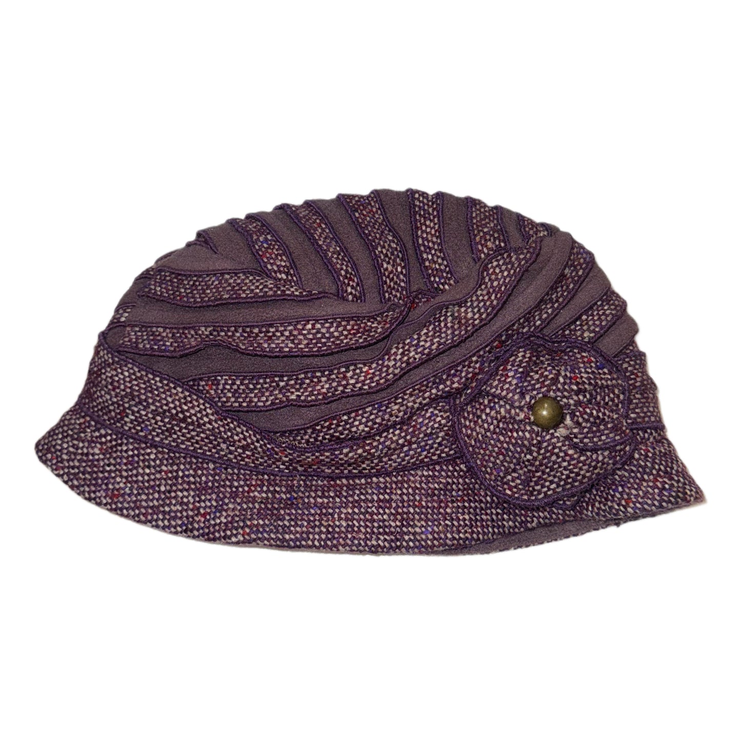 Purple flower hat