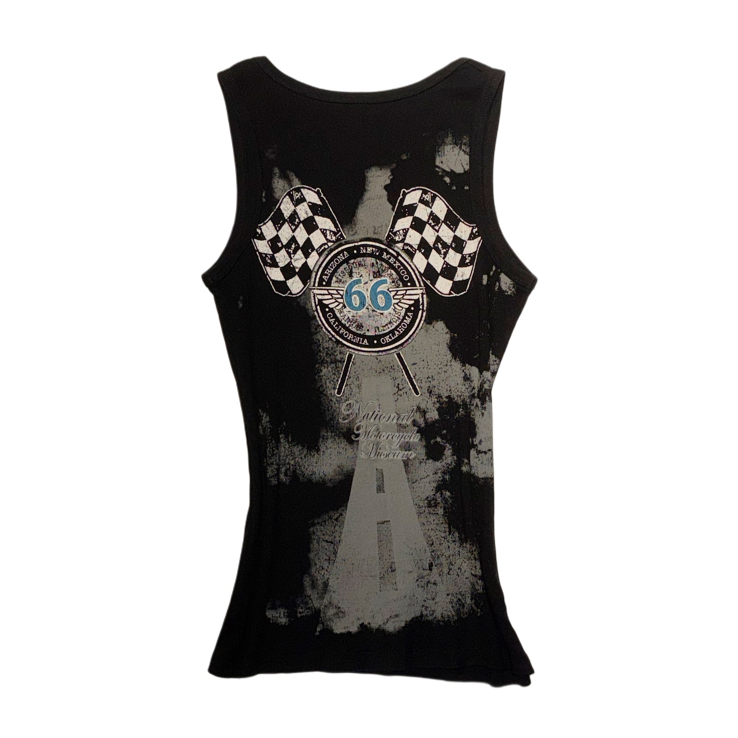 Route66 motorcycle rhinestone tank