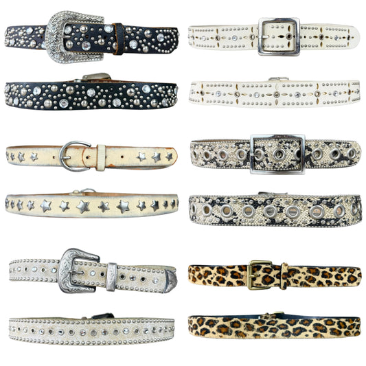 Vintage leather belt