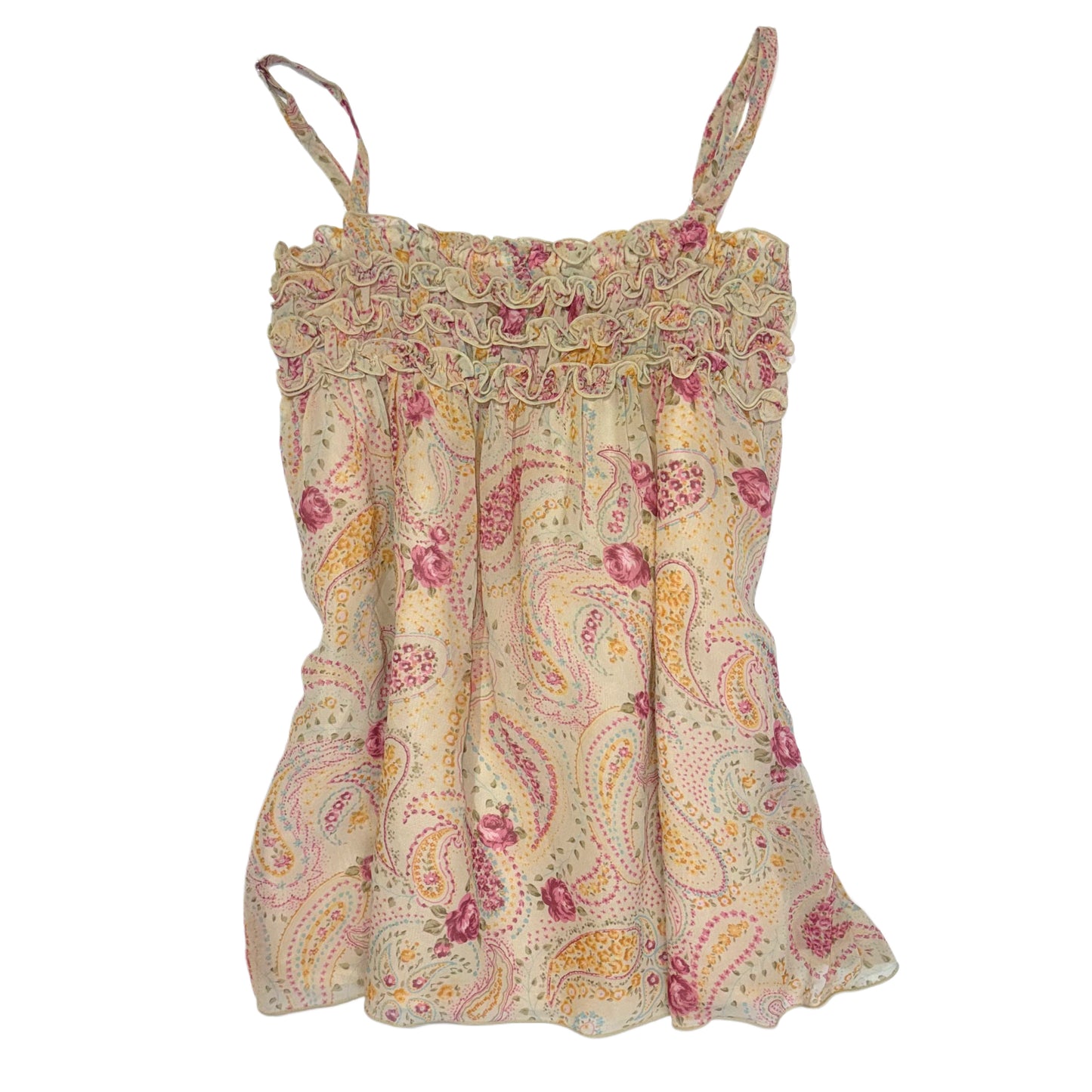 Paisley floral tank