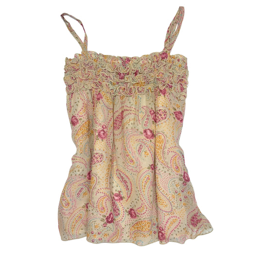 Paisley floral tank