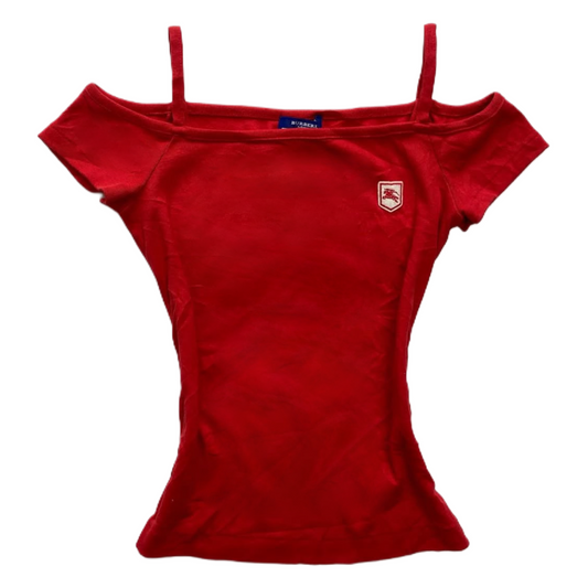 Burberry red top