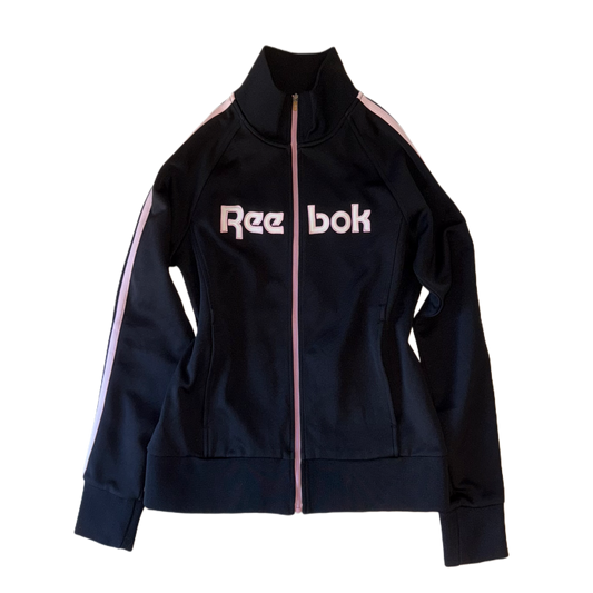 Reebok pink track zip up jacket