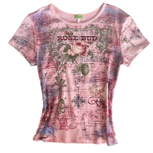 Fornia “Rose Bud” pink tee
