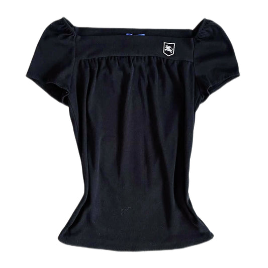 Burberry embroidered logo baby doll sleeve