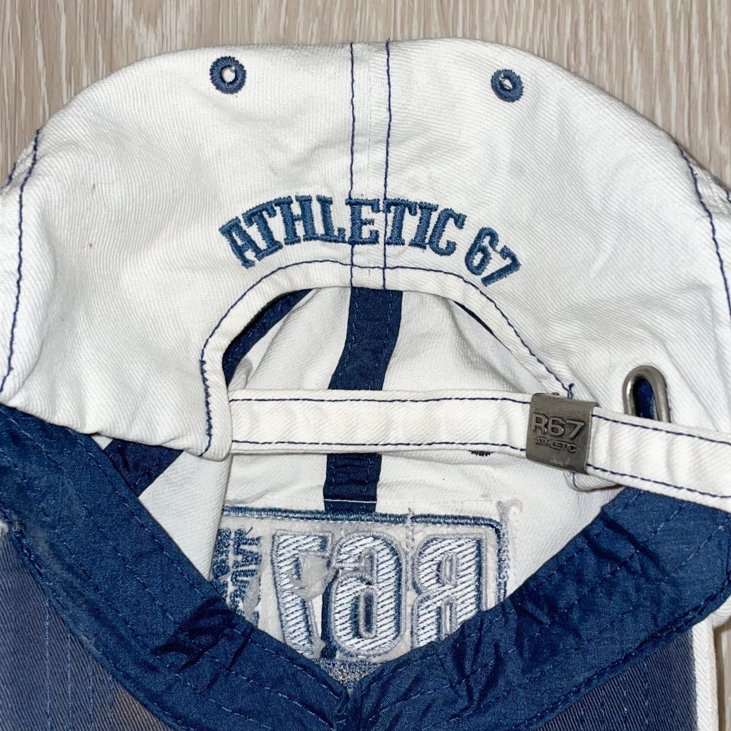 Athletic 67 white cap