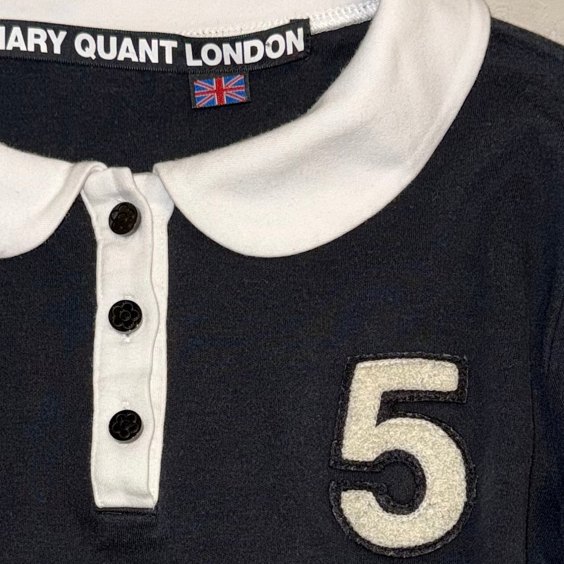 Mary Quant London three-quarter sleeve top