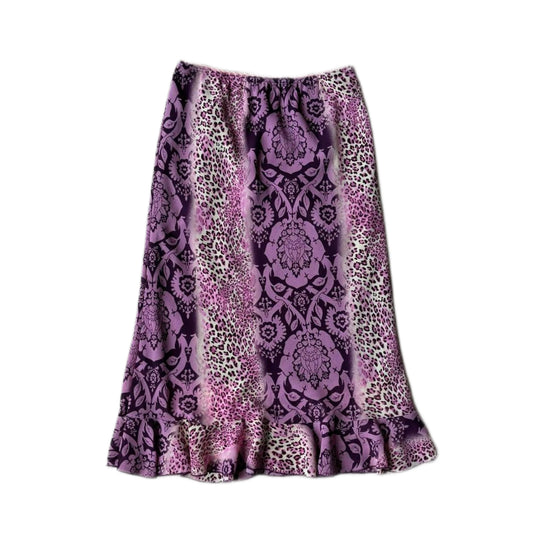 Purple lepoard skirt