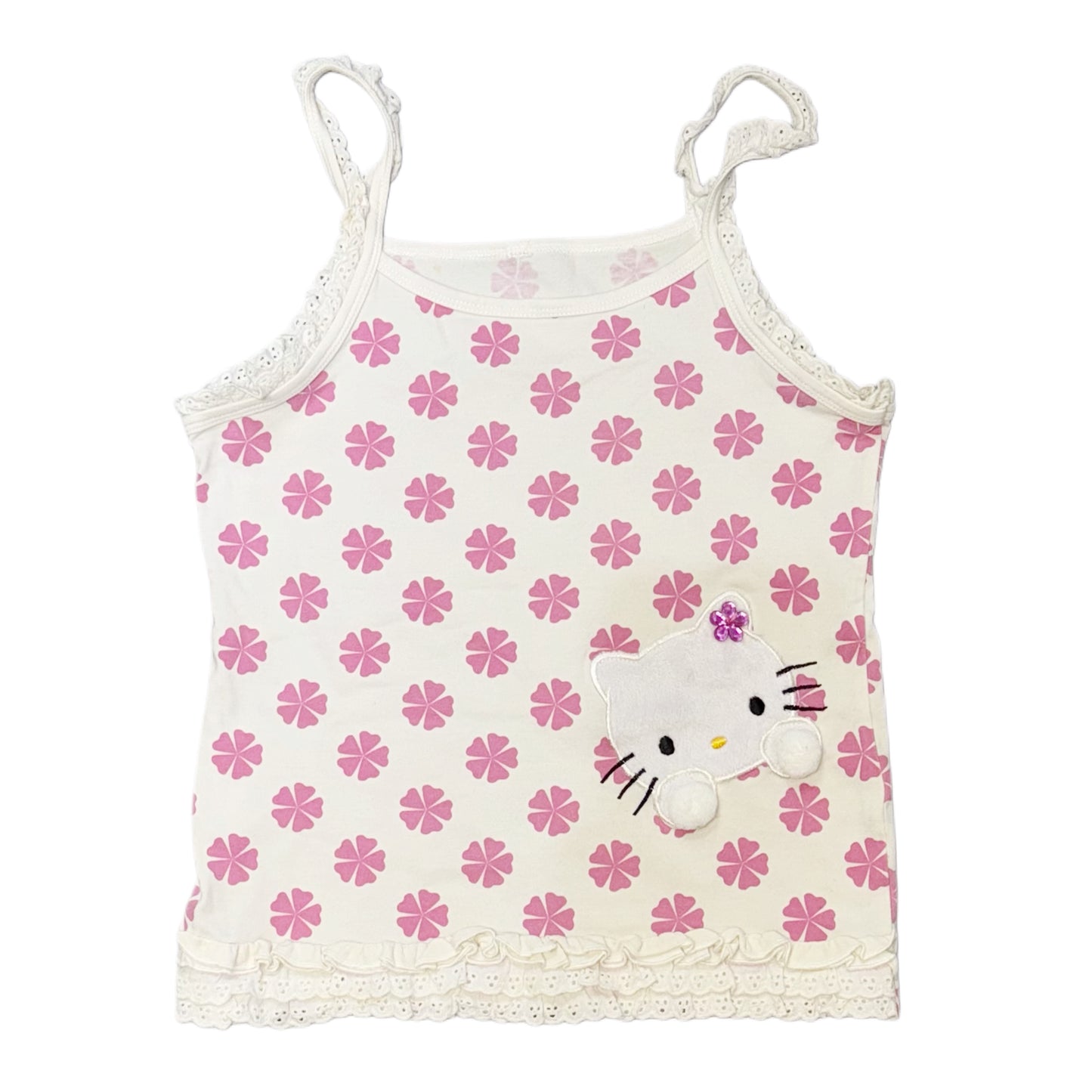 Hello Kitty lace trim tank