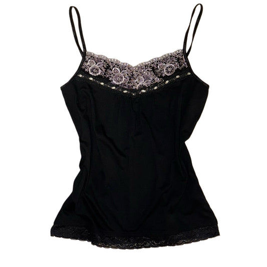 Axes Black lace trim tank