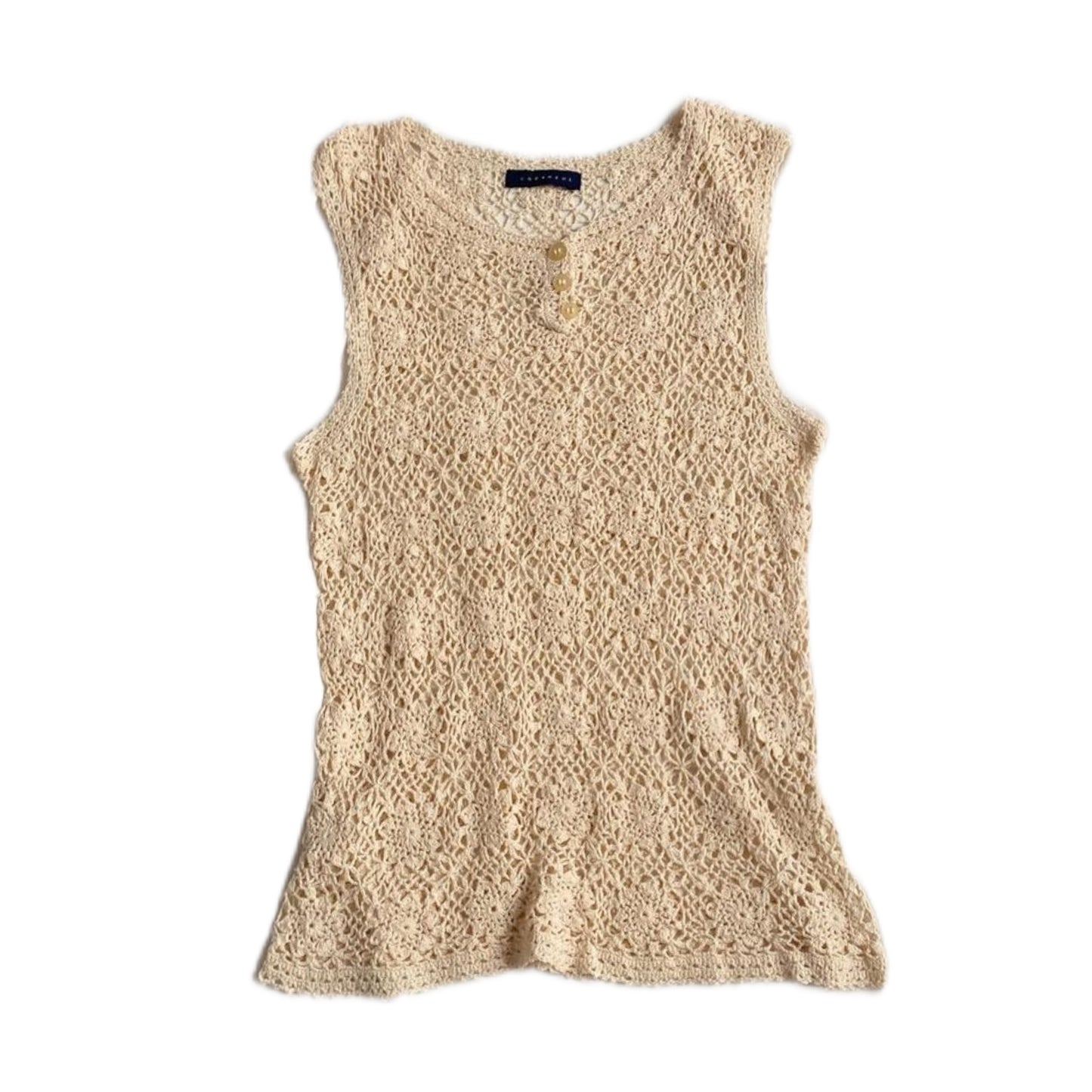 Beige knit top