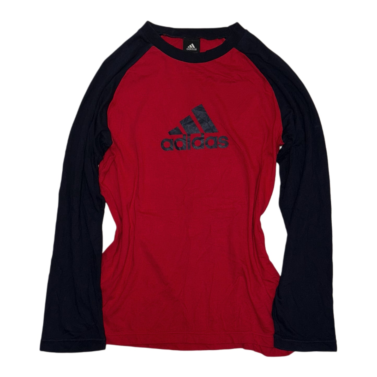 Adidas red navy long sleeve