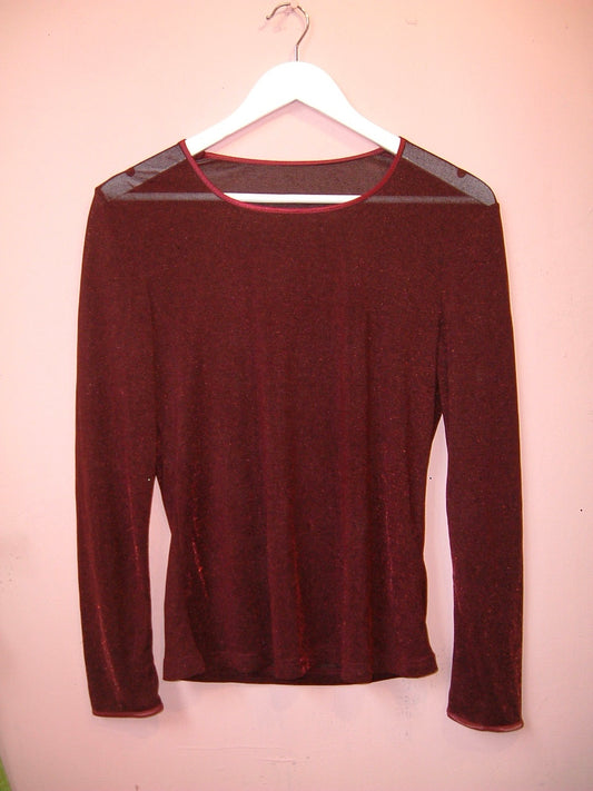 Red Shinny Long Sleeve