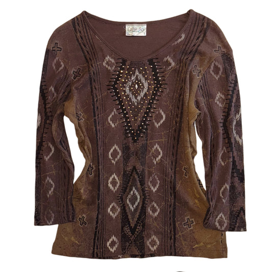 Cactus Bay brown long sleeve