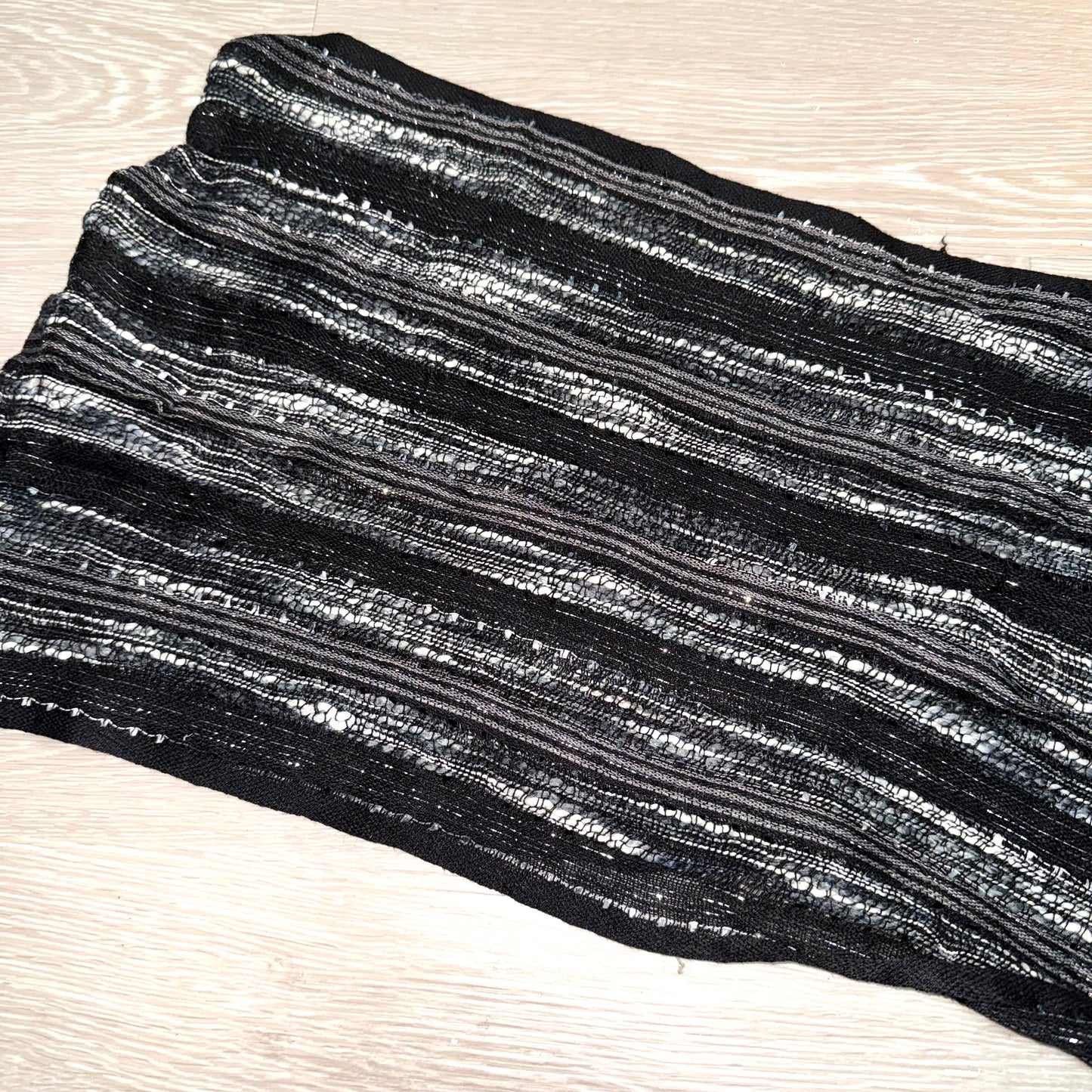 Black lace scarf