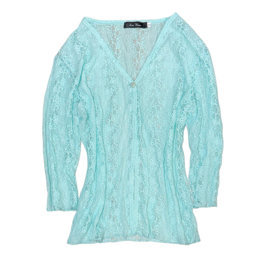 Tiffany blue lace outer