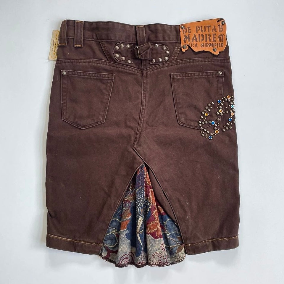 De Puta Madre brown skirt(brand new with tag)