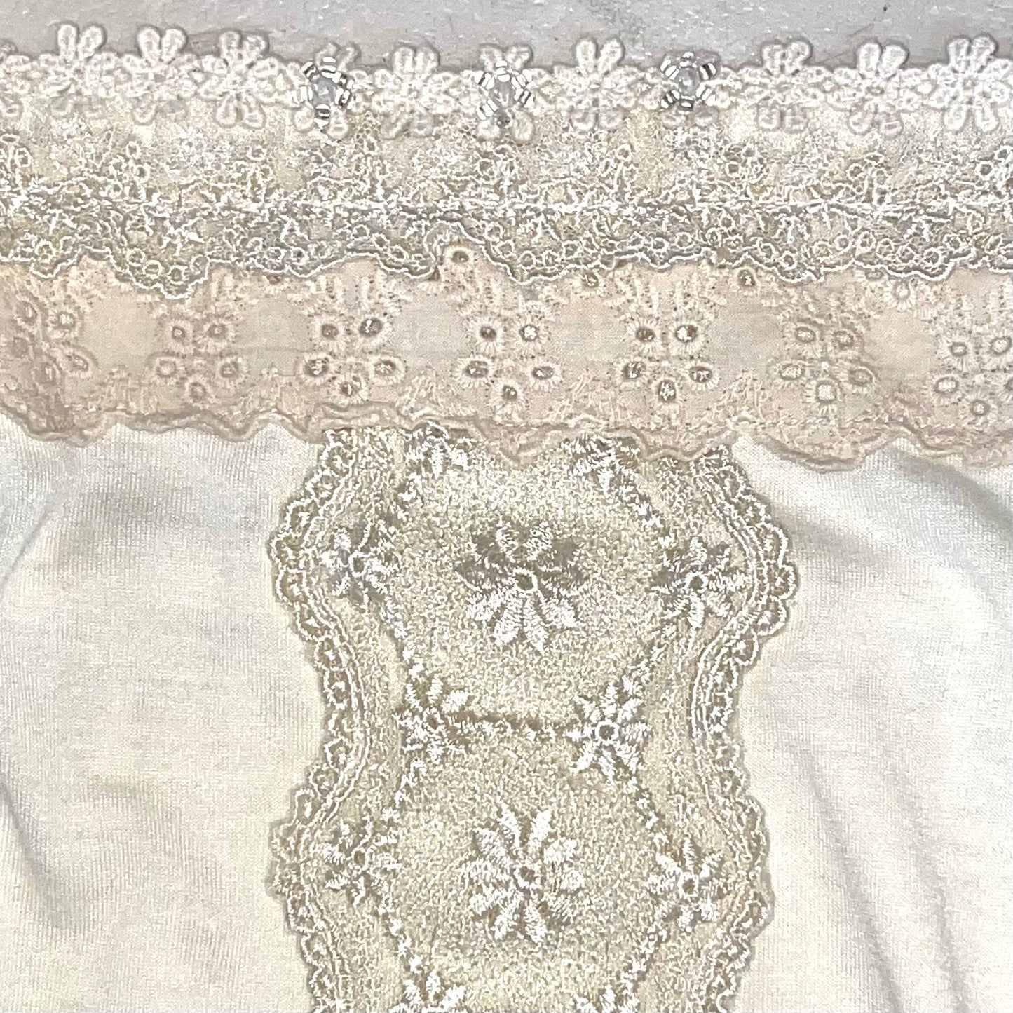 Axes Ivory floral lace cami