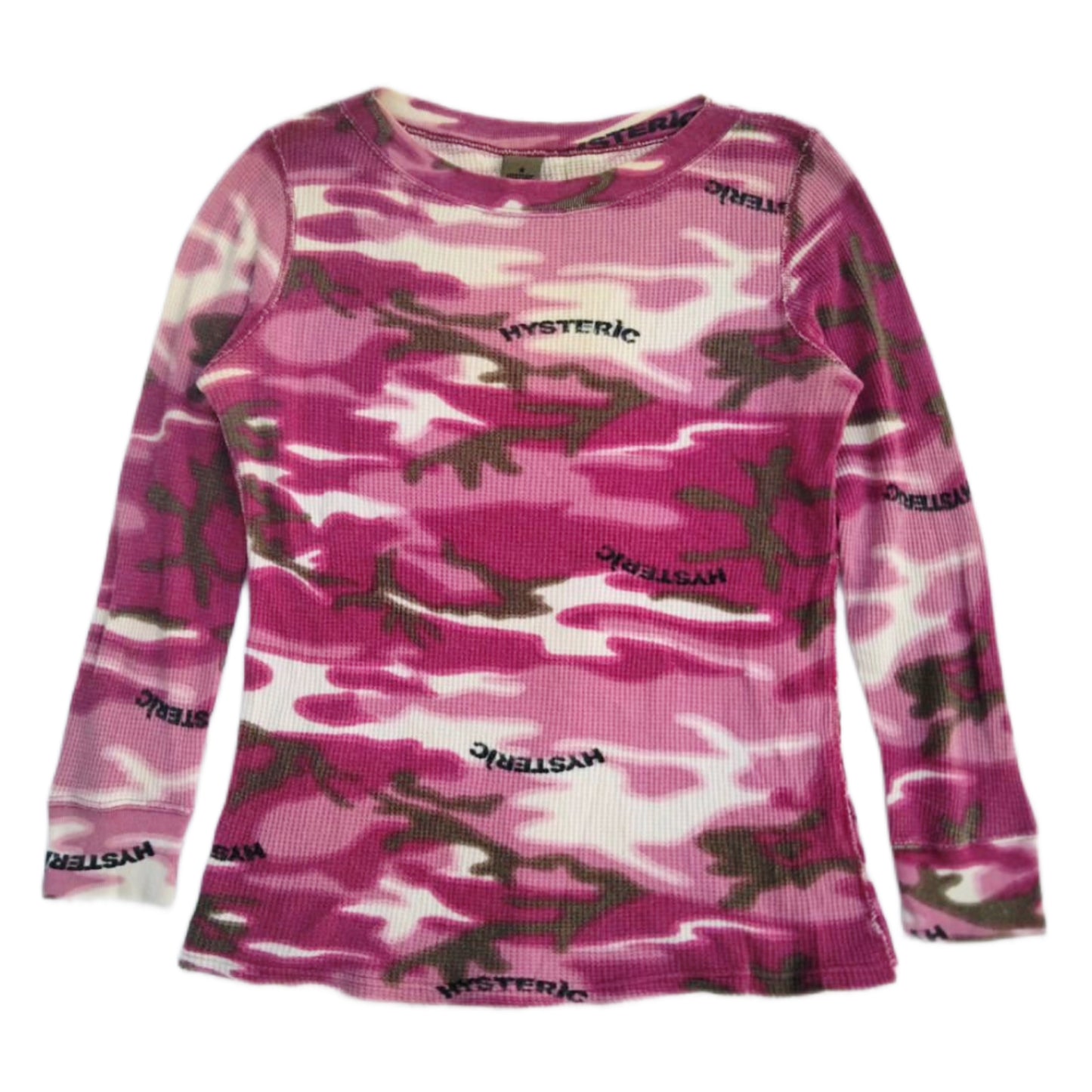 Hysteric glamour pink and purple camo long sleeve