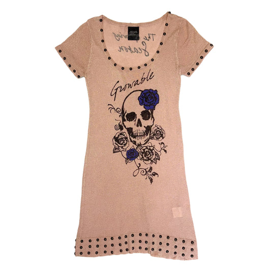 Rivets skull mini dress