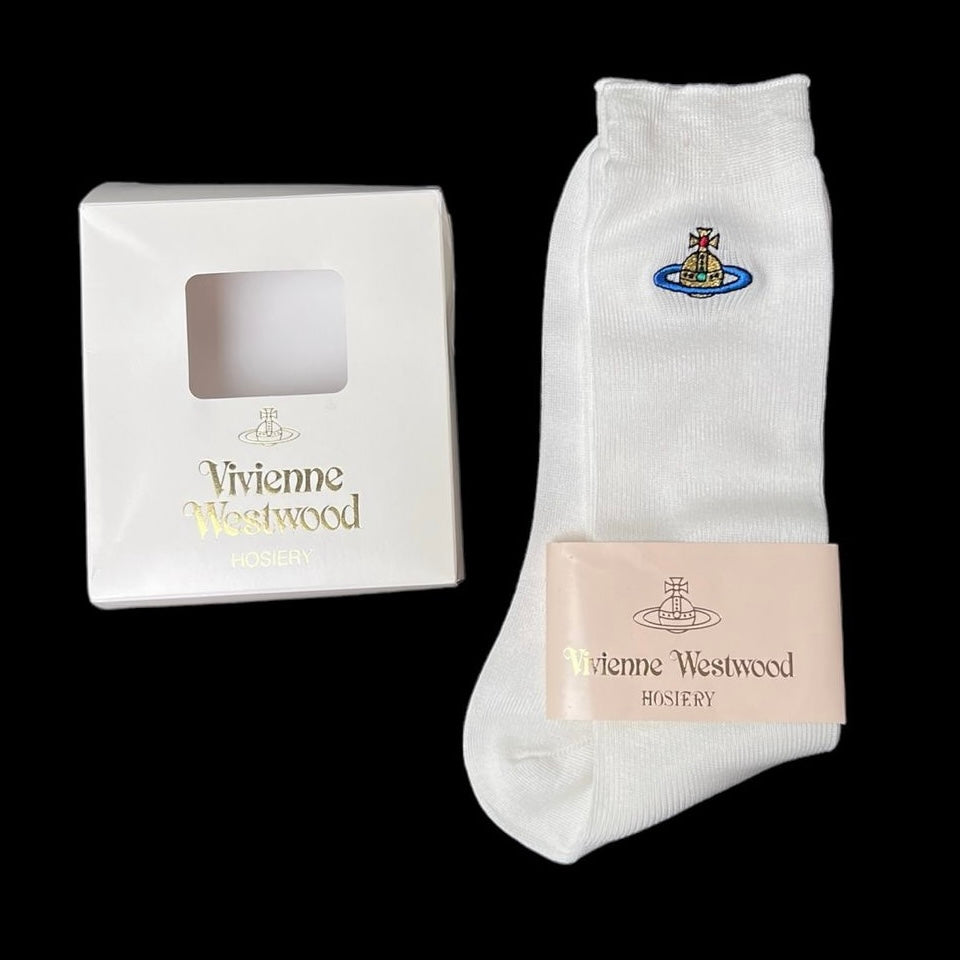 Vivienne Westwood White long socks