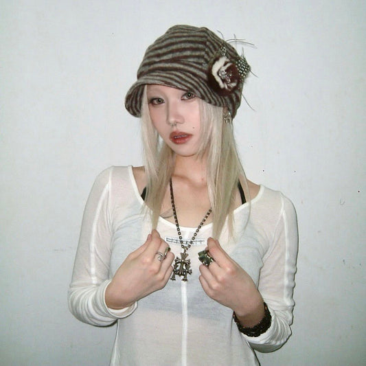 Striped hat