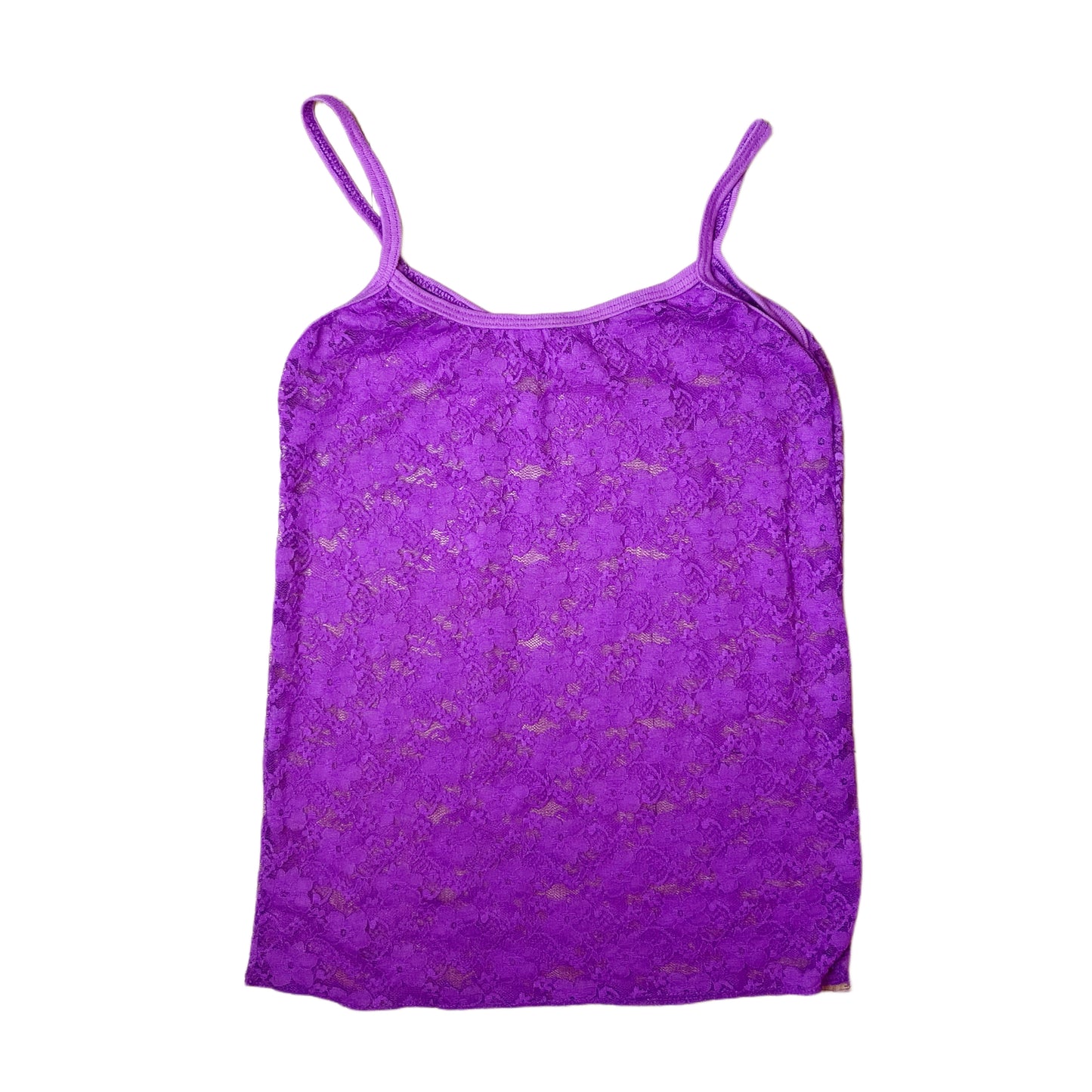 purple lace top