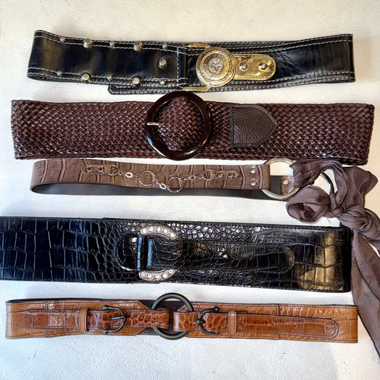 Vintage chunky belt
