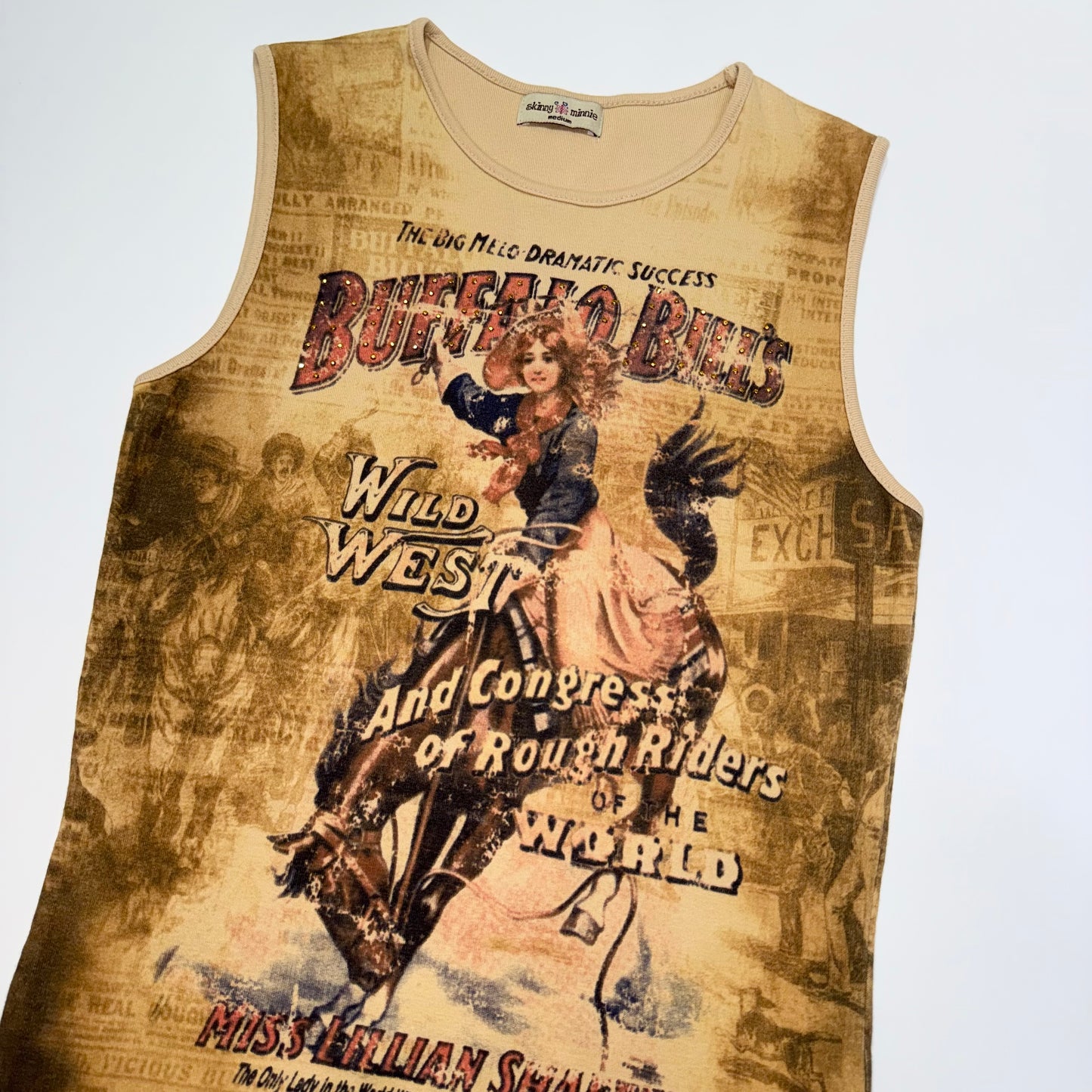 Skinny Minnie cowboy top