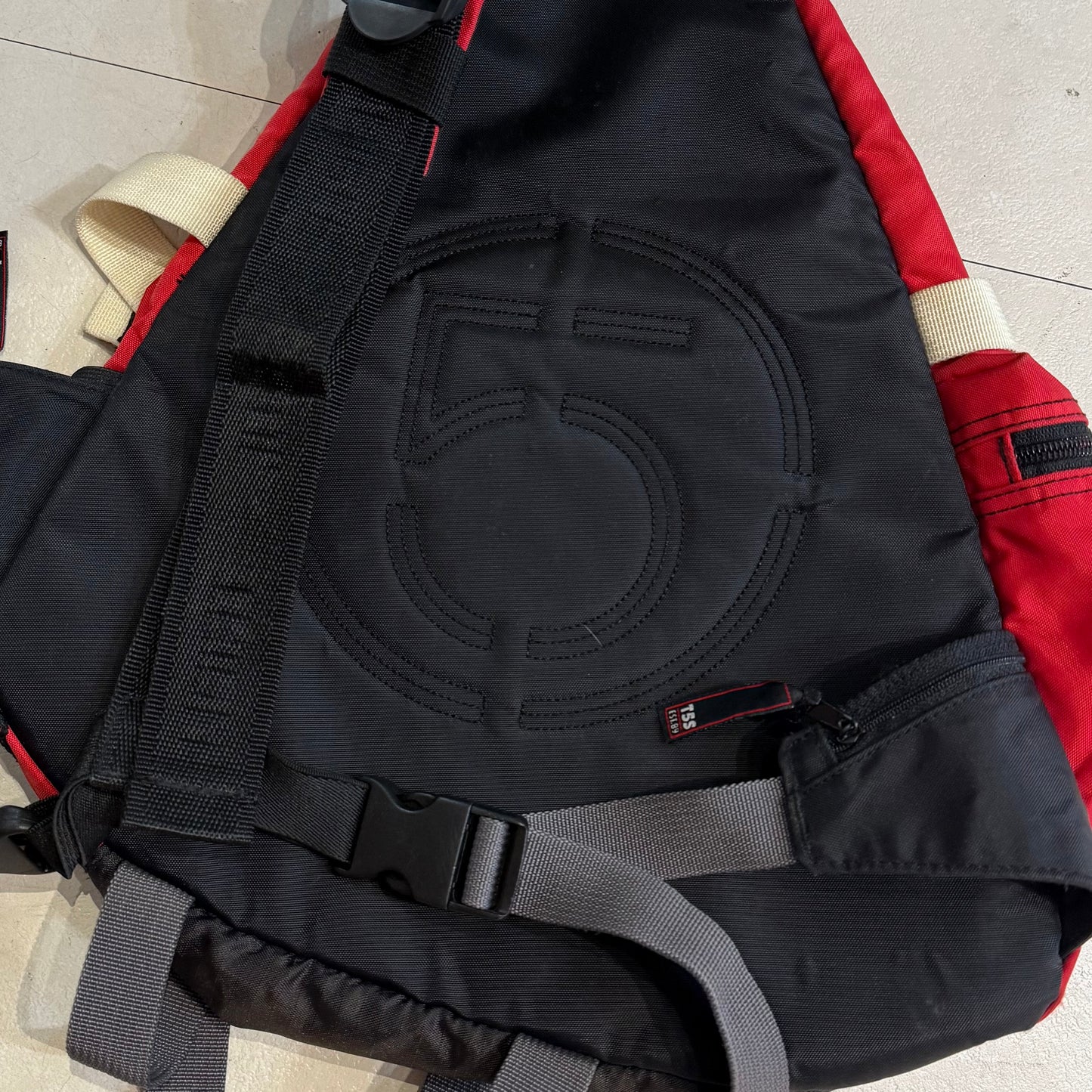 Triple5soul red black sling bag