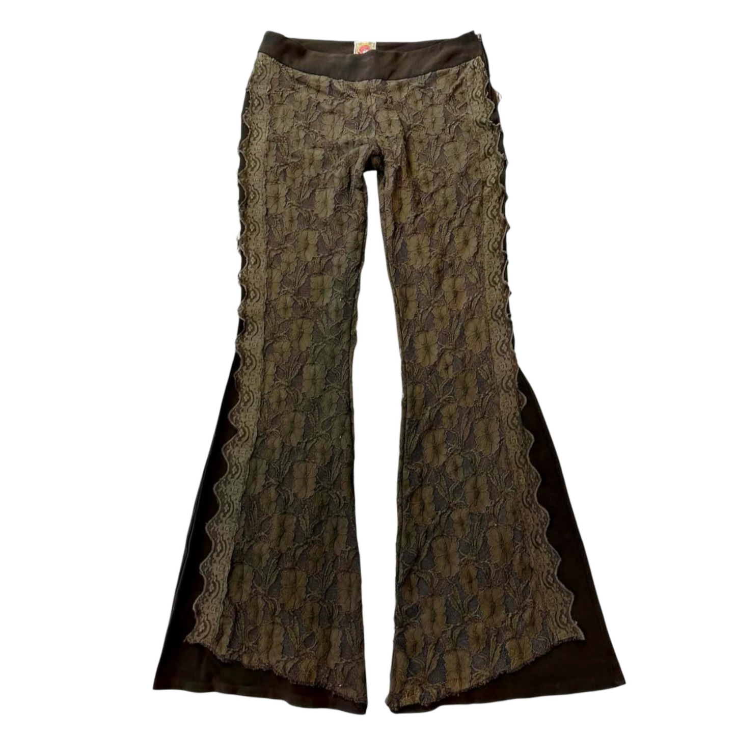 Salad Brown lace pants