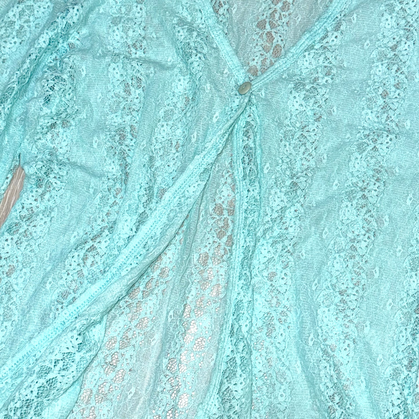 Tiffany blue lace outer