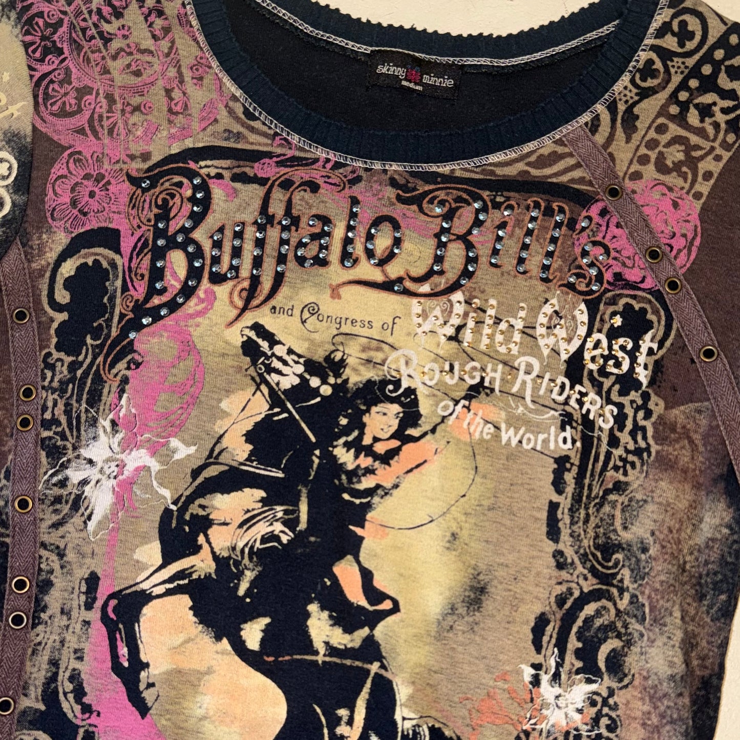 Skinny Minnie Buffalo Bill Wild West top