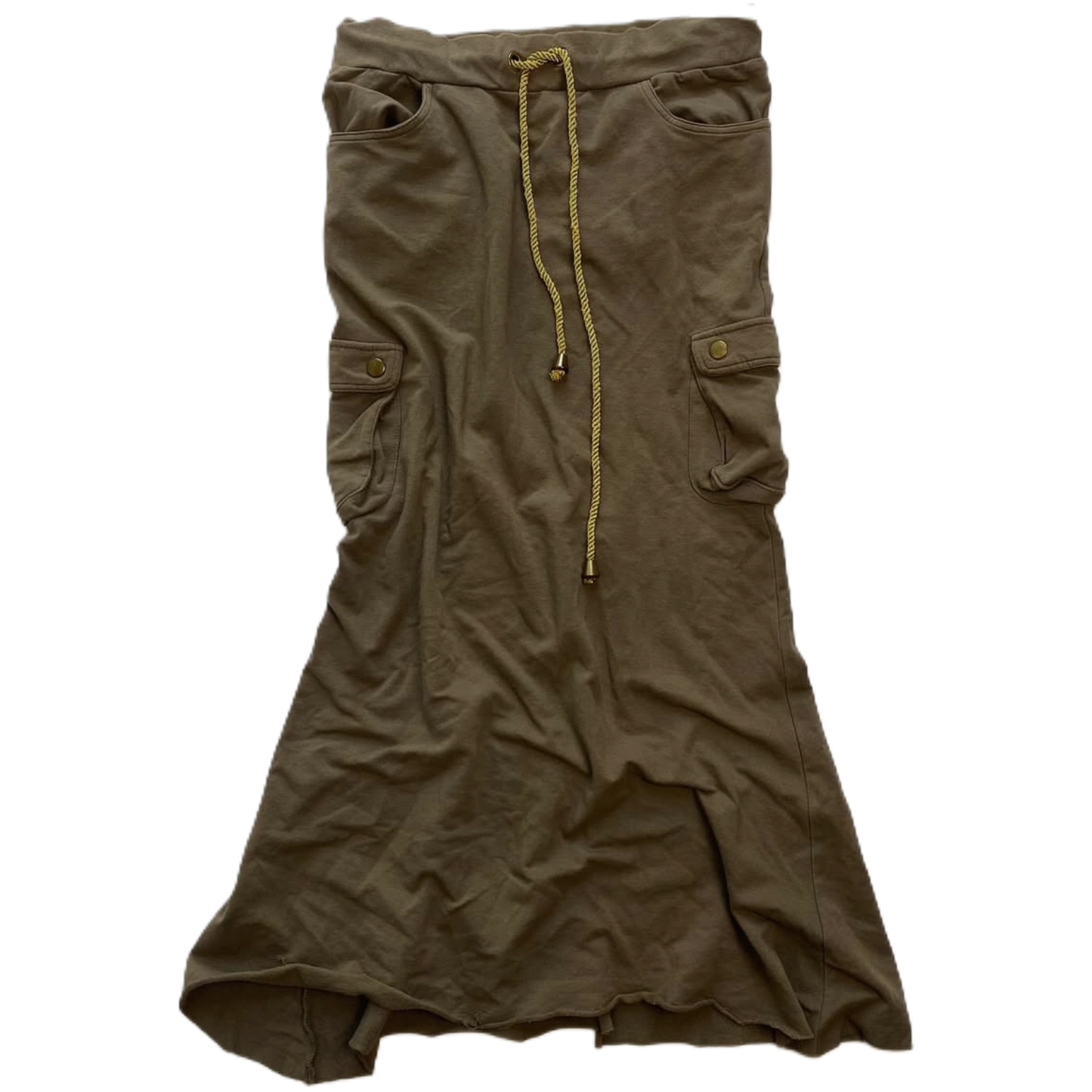 Brown zipper skirt