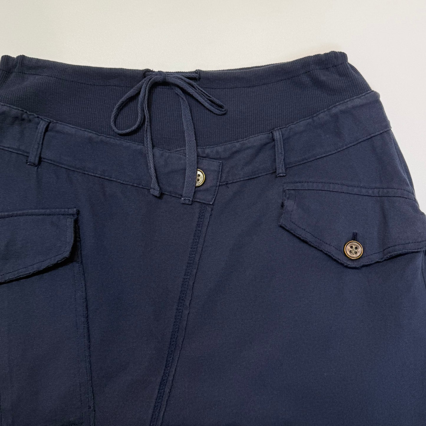 Navy layered skirt