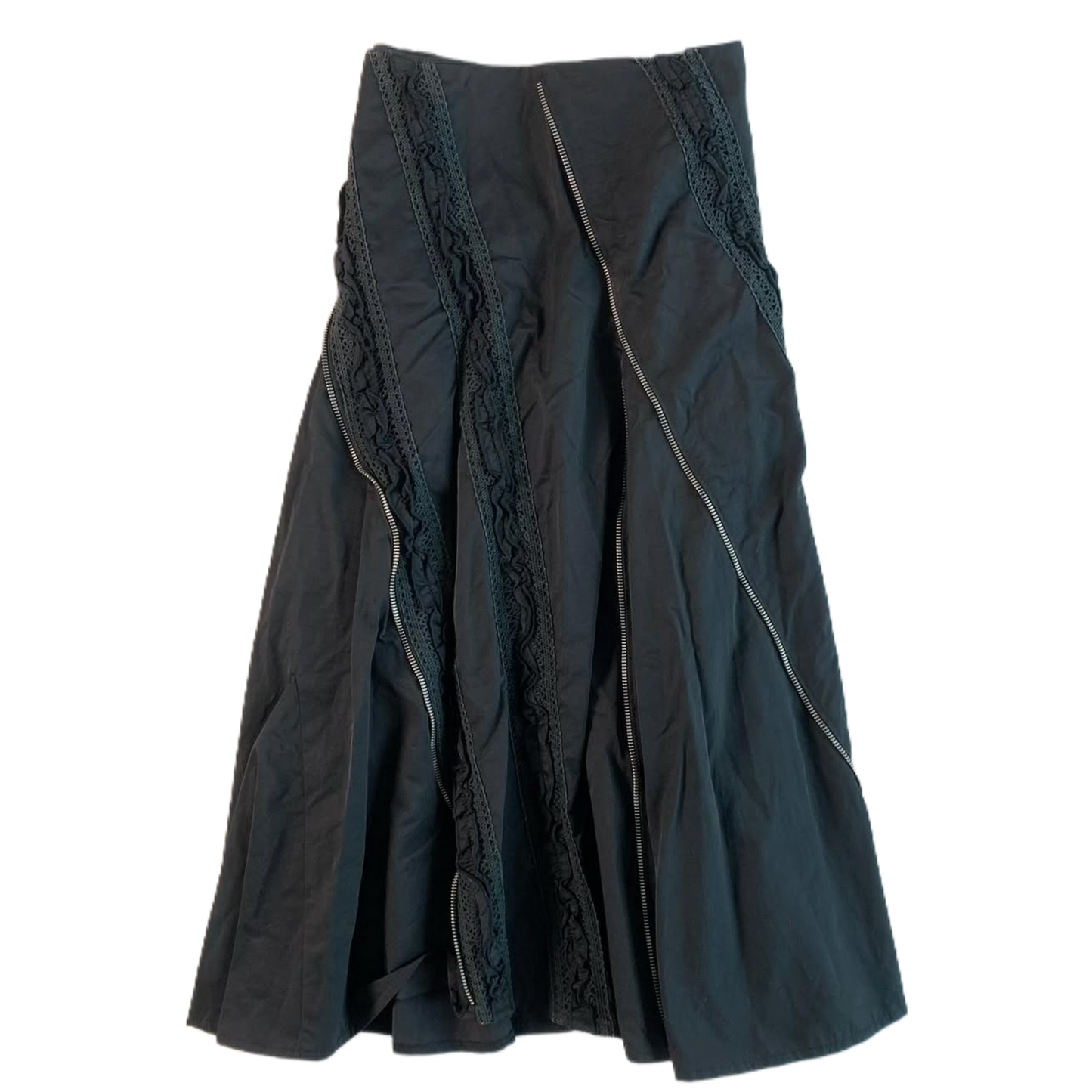 Zipper lace skirt