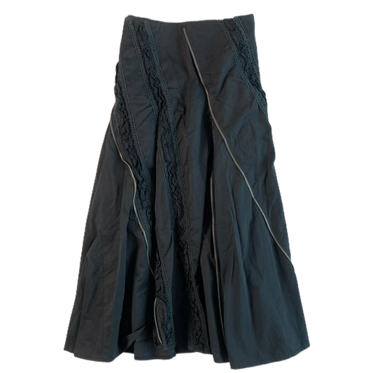 Zipper lace skirt