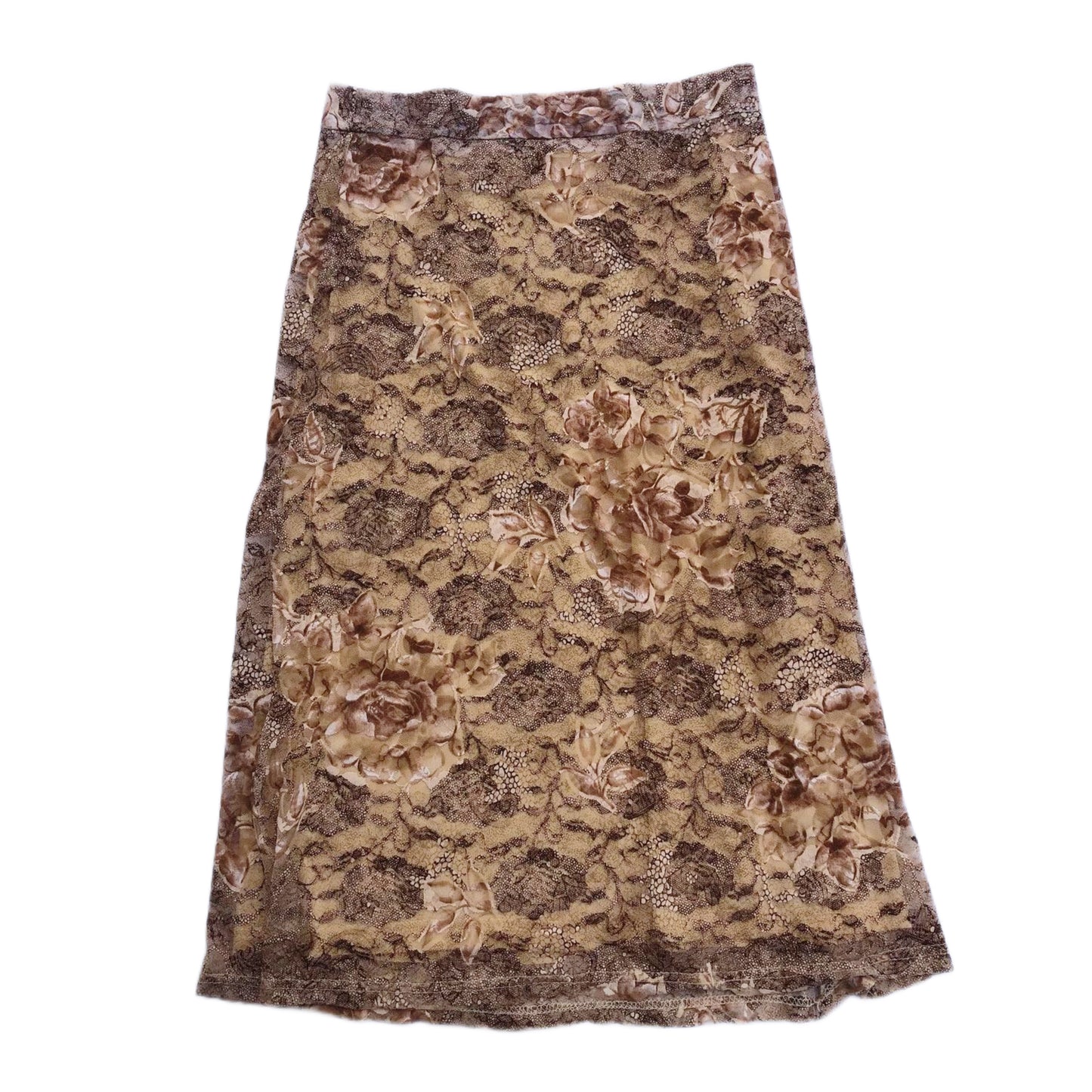 Rose lace skirt