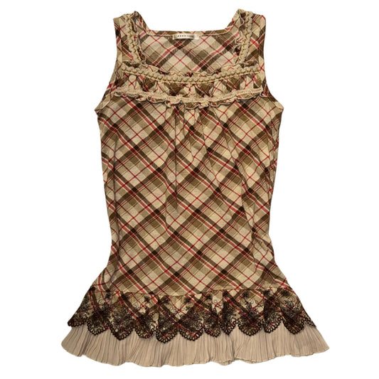 Axes tartan top