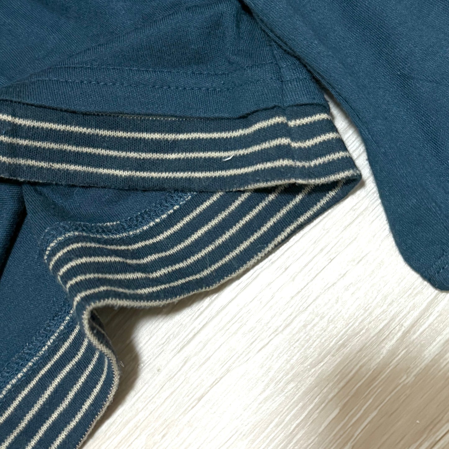 Mosaic blue layered long sleeve