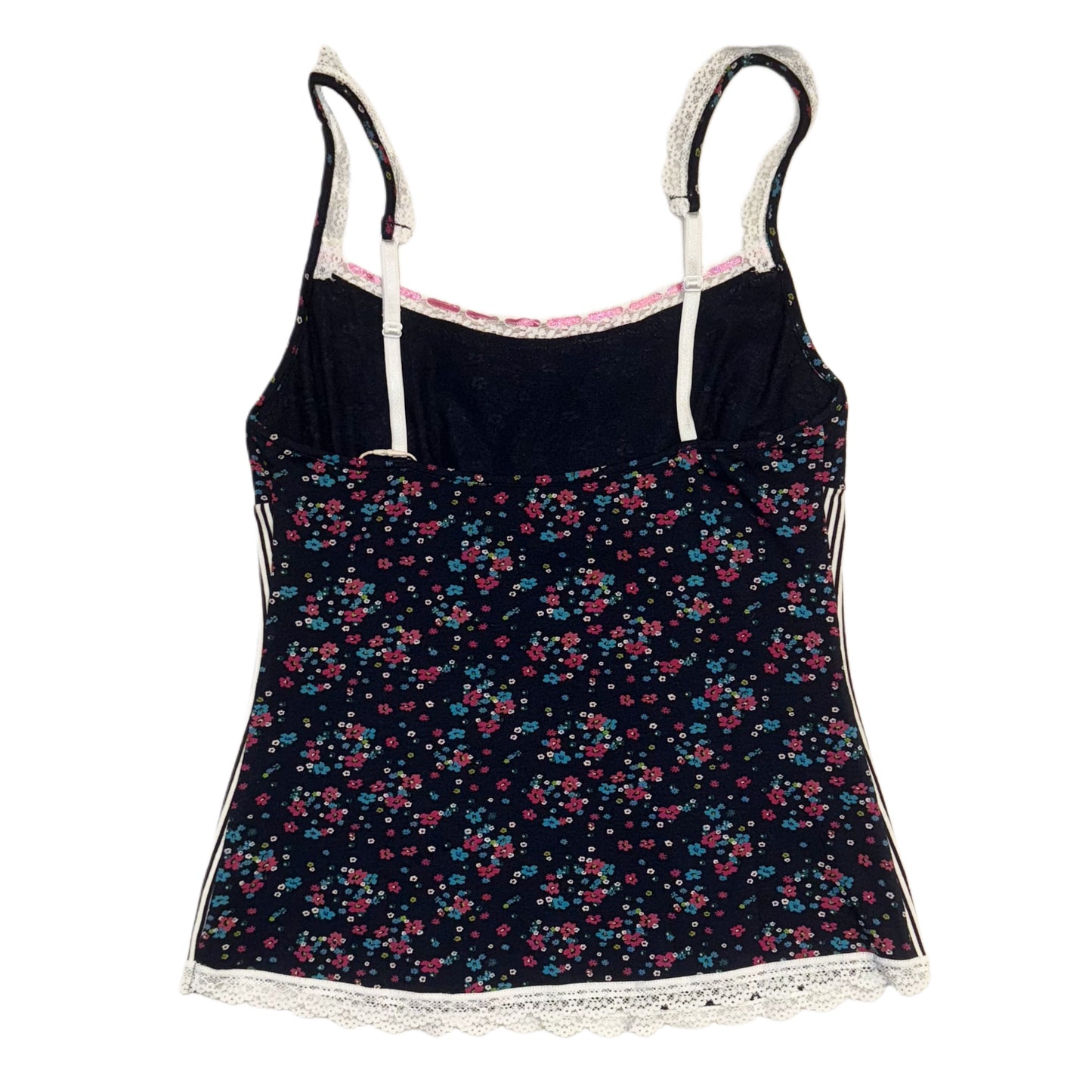 Floral lace tank