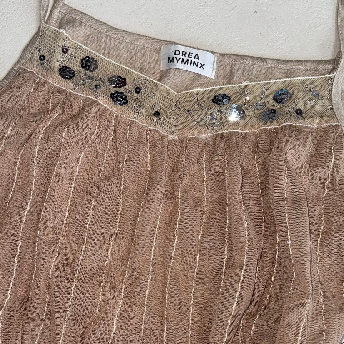 Embroidered cami