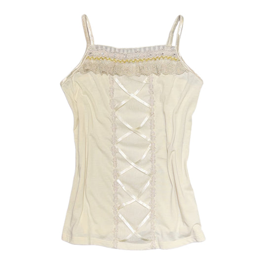 Axes Ivory lace tank