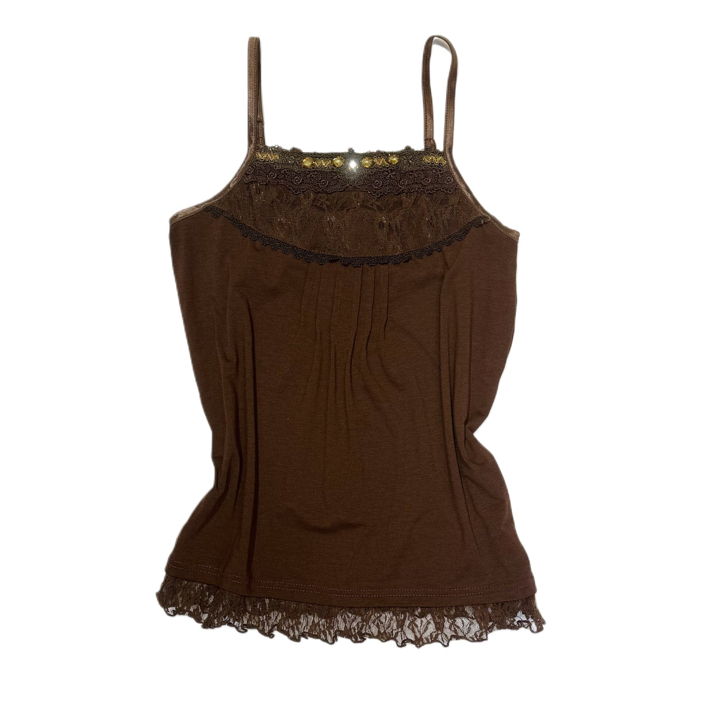 Axes Brown lace cami