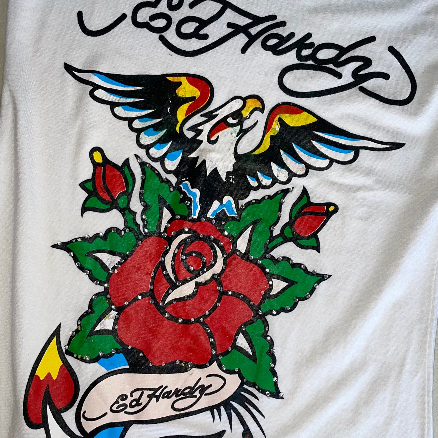 Ed Hardy white tee
